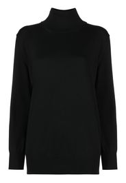 Jil Sander ribbed-knit wool jumper - Schwarz