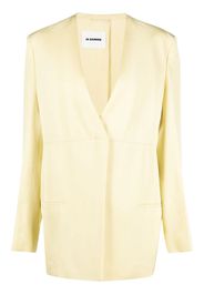 Jil Sander V-back V-neck jacket - Grün