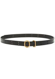 Jil Sander buckle-fastening leather belt - Schwarz
