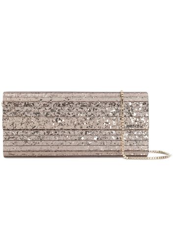 Jimmy Choo 'Sweetie' Clutch - Metallisch