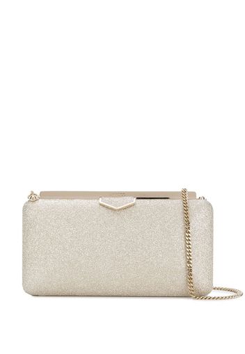 Jimmy Choo 'Ellipse' Clutch mit Paillettenstickerei - Metallisch