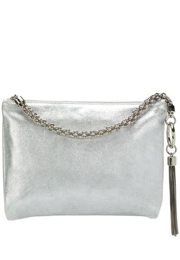 Jimmy Choo 'Callie' Clutch mit Quaste - Grau