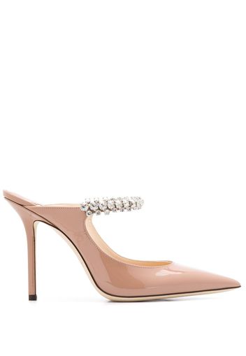 Jimmy Choo 'Bing' 100mm Mules - Rosa