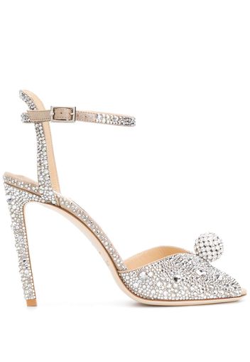 Jimmy Choo 'Sacora' Sandalen - Silber