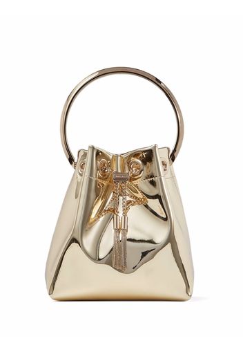 Jimmy Choo Metallic-Beuteltasche - Gold