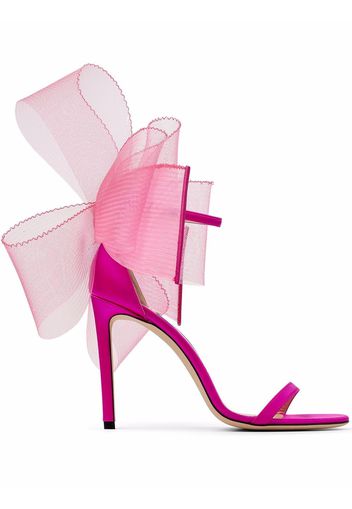 Jimmy Choo Pantoletten mit Schleifen - Rosa