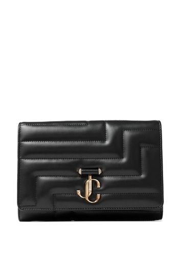 Jimmy Choo Varenne quilted clutch bag - Schwarz