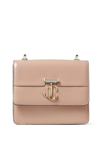 Jimmy Choo Varenne leather shoulder bag - Rosa