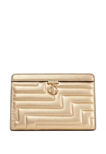 Jimmy Choo Varenne quilted pouch - Gold