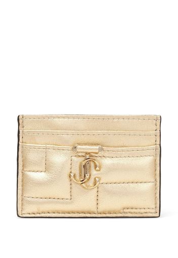 Jimmy Choo Umika leather cardholder - Gold