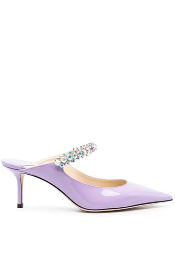 Jimmy Choo Bing 65mm mules - Violett