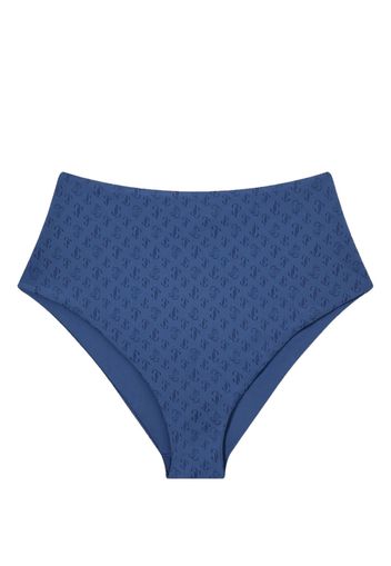 Jimmy Choo Suma monogram bikini set - Blau