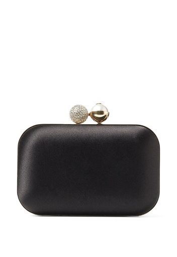 Jimmy Choo Clutch mit Kristallen - Schwarz