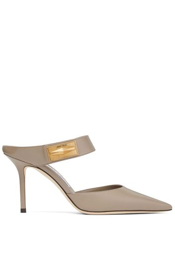 Jimmy Choo Spitze Mules 85mm - Nude