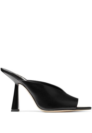 Jimmy Choo Maryanne 100mm leather mules - Schwarz