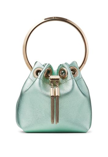 Jimmy Choo Bon Bon micro bucket bag - Grün