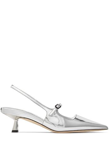 Jimmy Choo Didi 45mm patent leather pumps - Silber