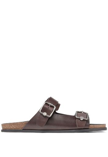 Jimmy Choo Etta City leather sandals - Braun