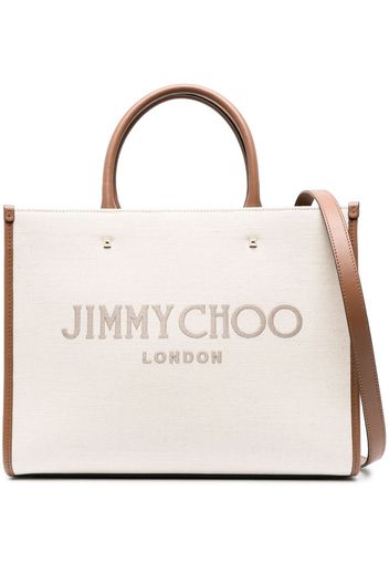 Jimmy Choo medium Varenne tote bag - Nude