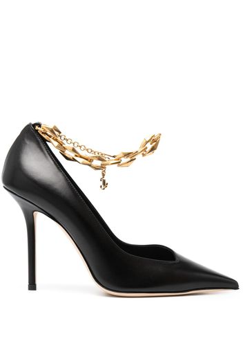 Jimmy Choo Talura Pumps 100mm - Schwarz