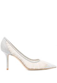 Jimmy Choo Glitzernde 'Love 85' Pumps - Weiß