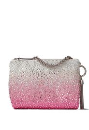 Jimmy Choo Callie Clutch mit Kristallen - Rosa