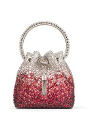 Jimmy Choo Bon Bon Schultertasche mit Kristallen - Silber