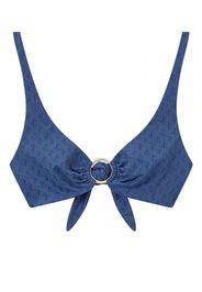 Jimmy Choo Sira logo-print bikini - Blau