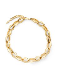 Jimmy Choo Diamond chain-link necklace - Gold