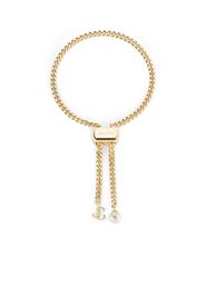 Jimmy Choo Bon Bon pearl-detail bracelet - Gold