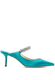 Jimmy Choo Bing 65mm crystal-embellished pumps - Blau