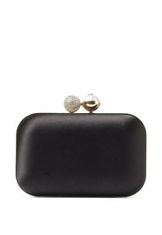 Jimmy Choo Clutch mit Kristallen - Schwarz