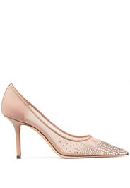 Jimmy Choo Love Pumps mit Kristallen 85mm - Rosa