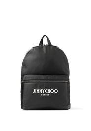 Jimmy Choo Wilmer logo-print backpack - Schwarz