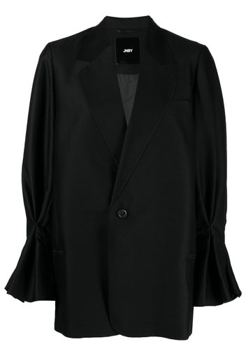 JNBY loose-fit notched-lapel blazer - Schwarz