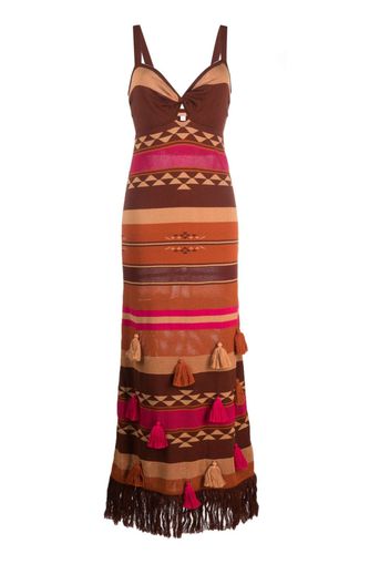 Johanna Ortiz Bedouin Under The Tropics midi dress - Braun