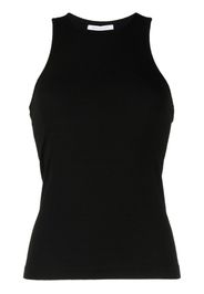 John Elliott racerback ribbed-knit top - Schwarz