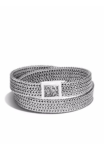 John Hardy Classic Chain Armband - Silber