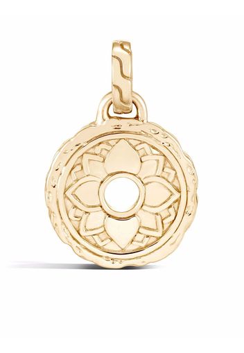 John Hardy 14kt yellow gold Classic Chain round amulet pendant