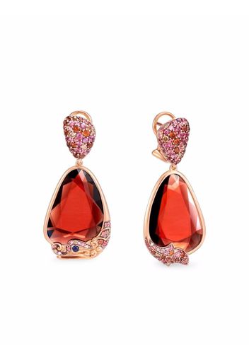 John Hardy Naga Kembar Earrings - Rot