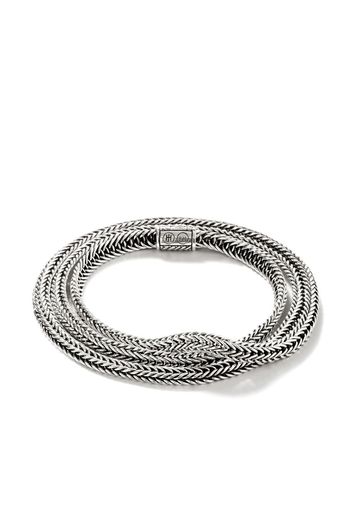 John Hardy sterling silver wrap bracelet - Silber