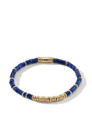 John Hardy 14kt Gelbgoldarmband mit Lapislazuli - Blau