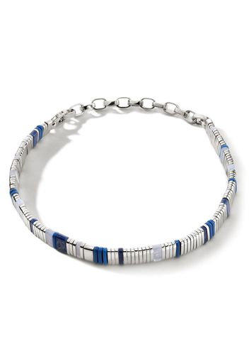 John Hardy Colourblock chain lapis lazuli bracelet - Silber