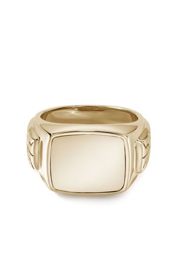 John Hardy 18kt yellow gold signet ring