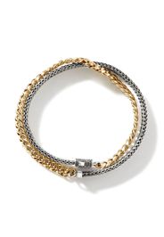 John Hardy 18kt Classic Chain Gelbgoldarmband - Silber