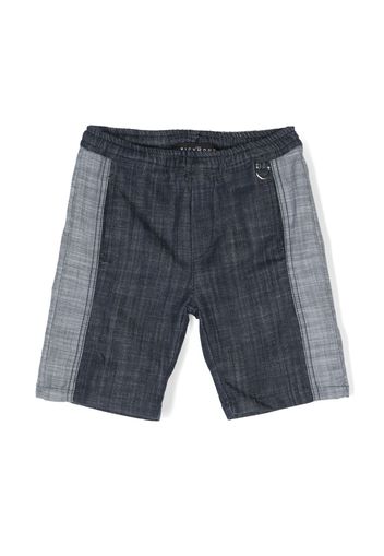 John Richmond Junior denim knee-length shorts - Blau