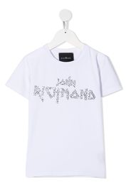 John Richmond Junior T-Shirt mit Logo - Weiß