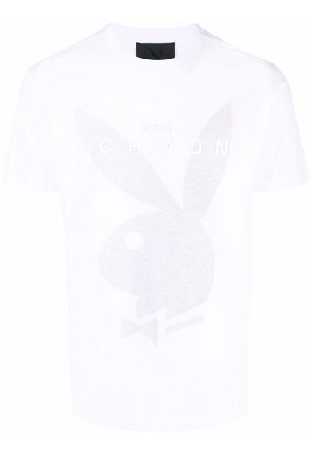 John Richmond logo-print short-sleeve T-shirt - Weiß