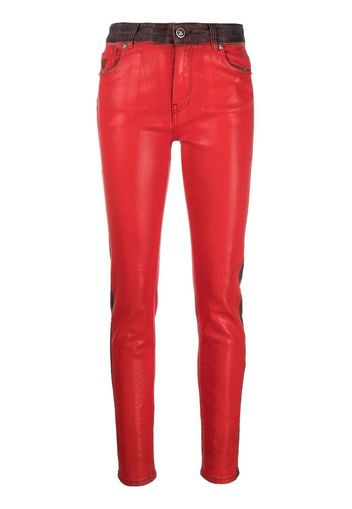 John Richmond Jeans mit ausgeblichenem Design - Rot