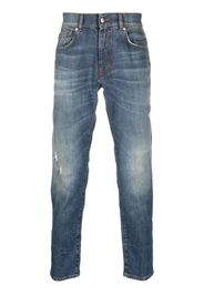 John Richmond Halbhohe Meili Tapered-Jeans - Blau